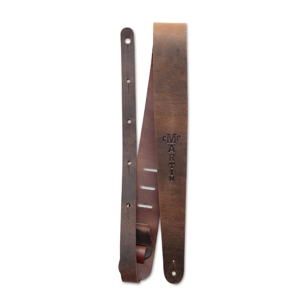 Martin 18A0065 Kahverengi Deri Gitar Askısı