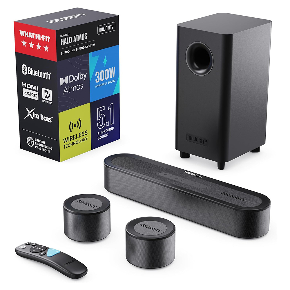 Majority Bowfell Halo 5.1 Atmos EU 300W Soundbar