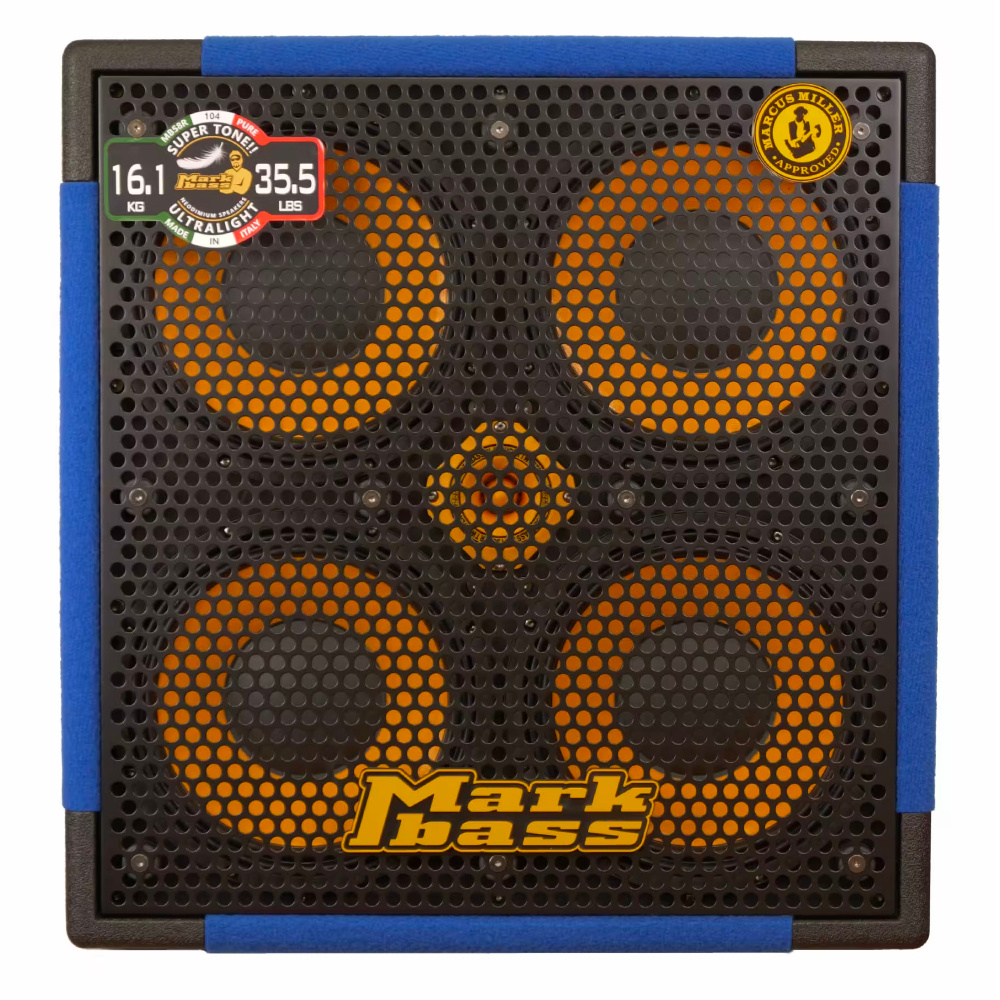 Mark Bass Limited Edition MB58R 104 Pure 4 Blue ohm 800W 4x10 Bas Kabini