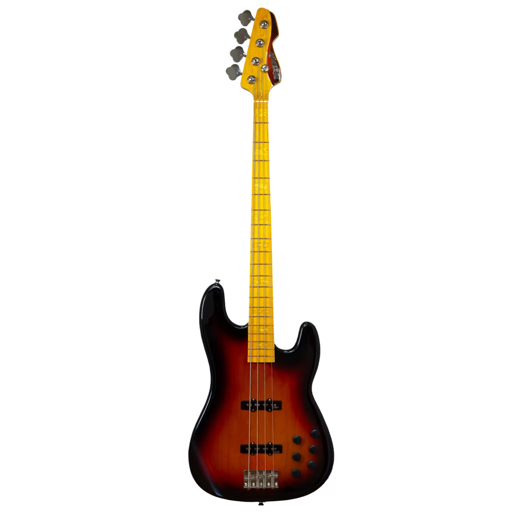 Mark Bass MB GV 4 Gloxy 3-Tone Sunburst CR MP Bas Gitar