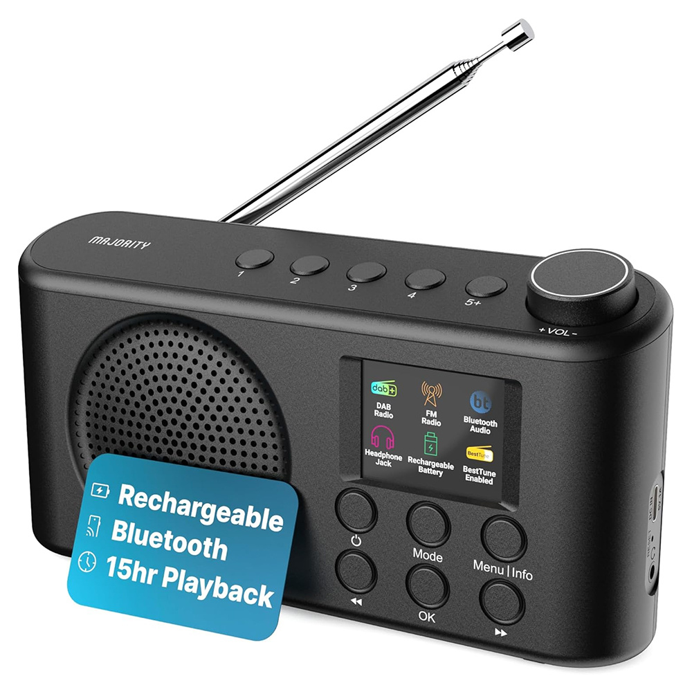 Majority Orwell Pro Taşınabilir DAB/FM Radyo Bluetooth Hoparlör