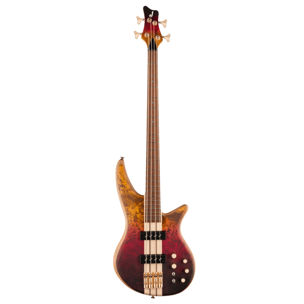 Jackson Pro Spectra Bass SBP IV Caramelized Jatoba Klavye Firestorm Fade Bas Gitar