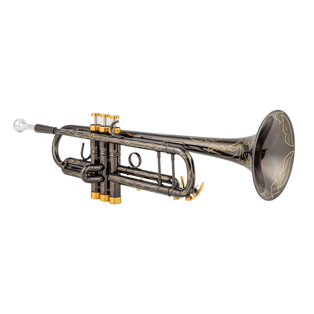 SILVER SDTR-2019B Trompet - Siyah