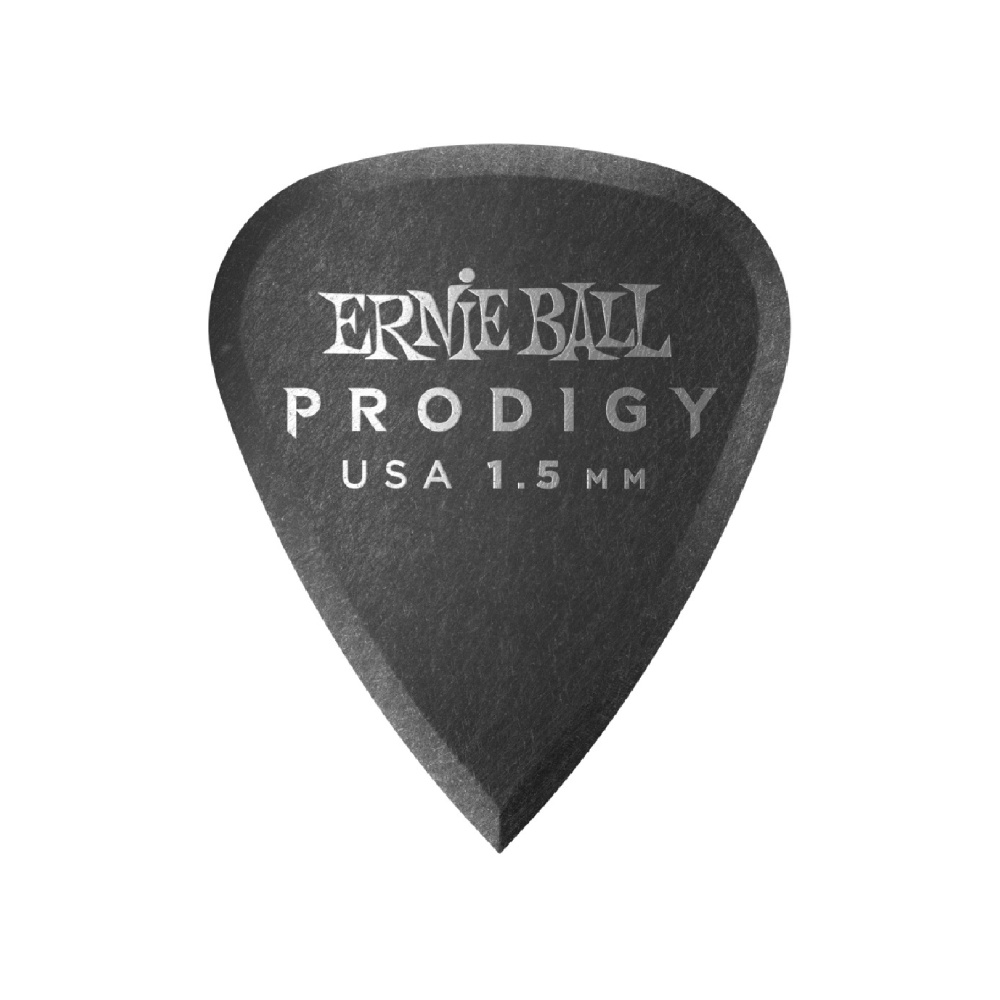 ERNIE BALL P09199 Prodigy Siyah Delrin 1.5 mm 1S 6'lı Paket Pena