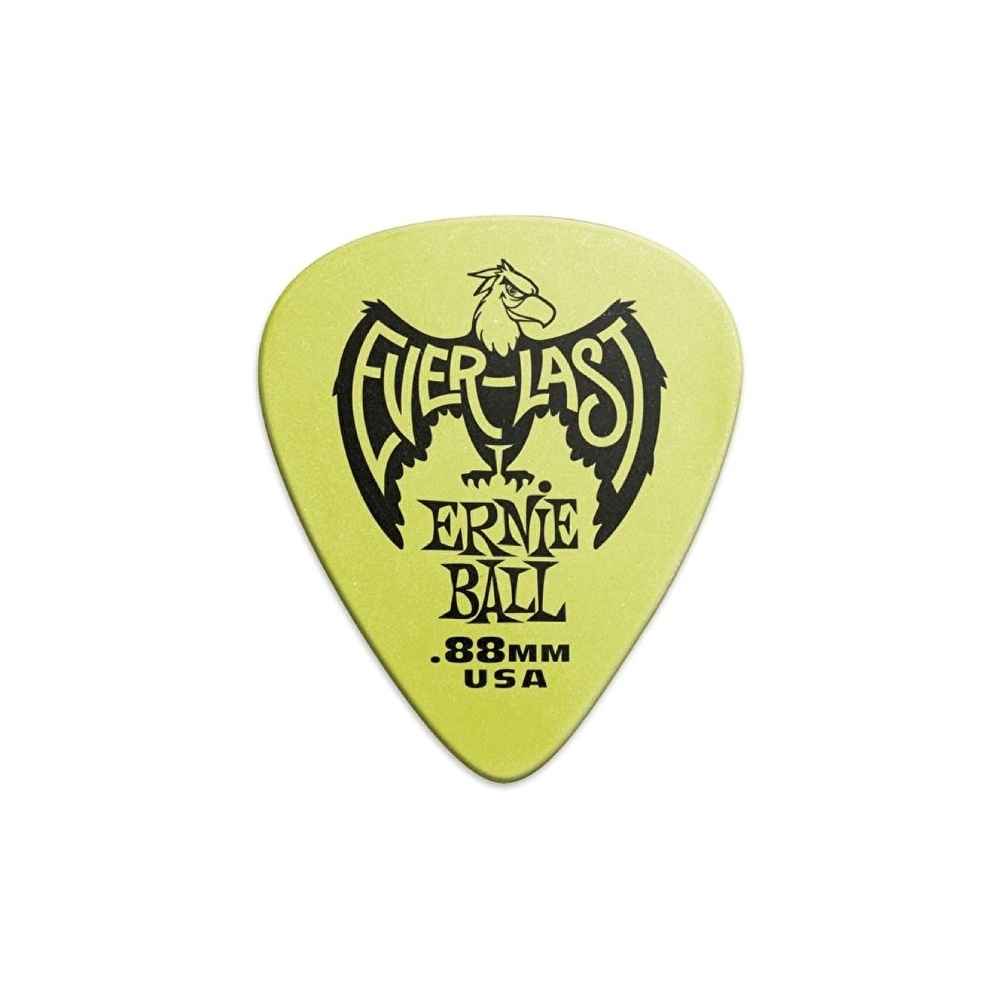 ERNIEBALL P09191 - Everlast 0.88mm Yeşil Pena (12 Adet)