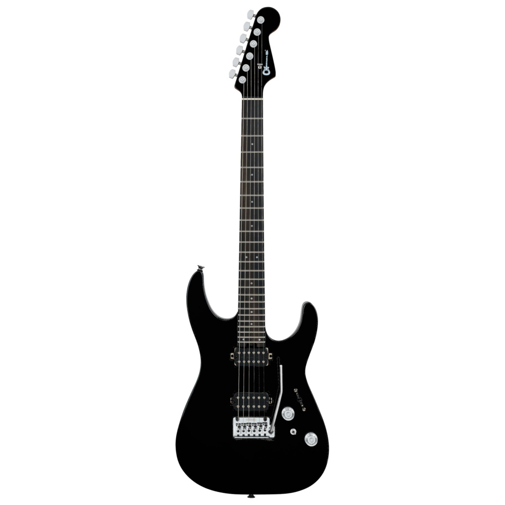 Charvel Pro-Mod Plus DK24 HH 2PT Abanoz Klavye Raven Black Elektro Gitar