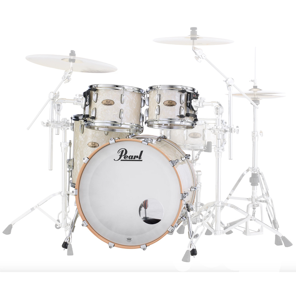 PEARL STS924XSP/C405 Session Studio Nicotine White Marine Pearl 4 Parça (22B/10T/12T/16F) Akustik Davul Seti