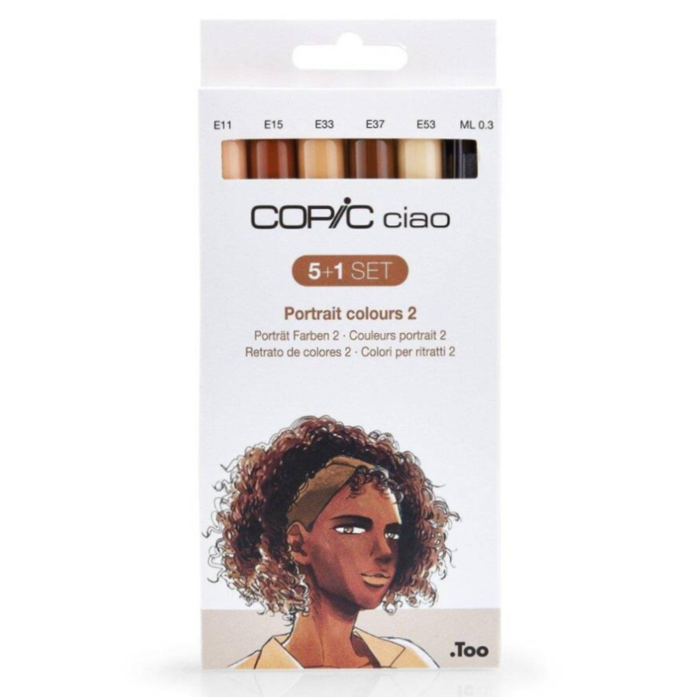 COPIC Ciao 5+1 Set Portrait Colors 2