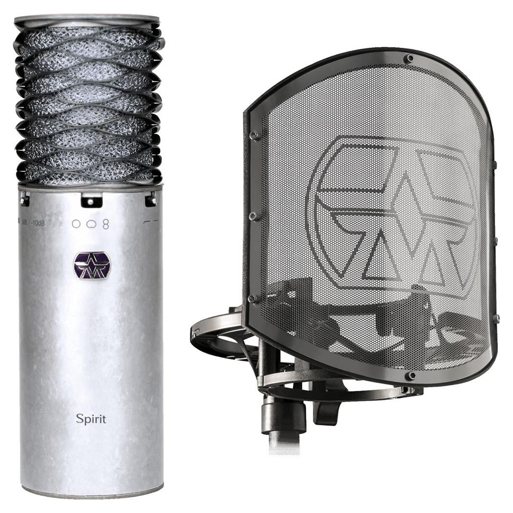 Aston Microphones SPIRIT BUNDLE Spirit Geniş Diyafram Condenser Mikrofon (Pop Filtre Ve Shock-Mount Set Dahil)