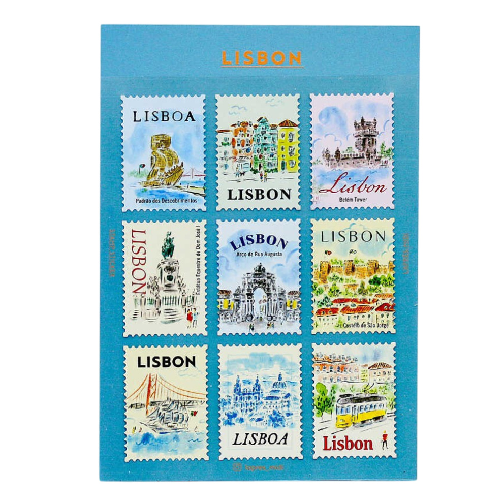 L'APRES-MIDI- Posta Pulu Sticker - Lisbon 1 (9'lu Paket)