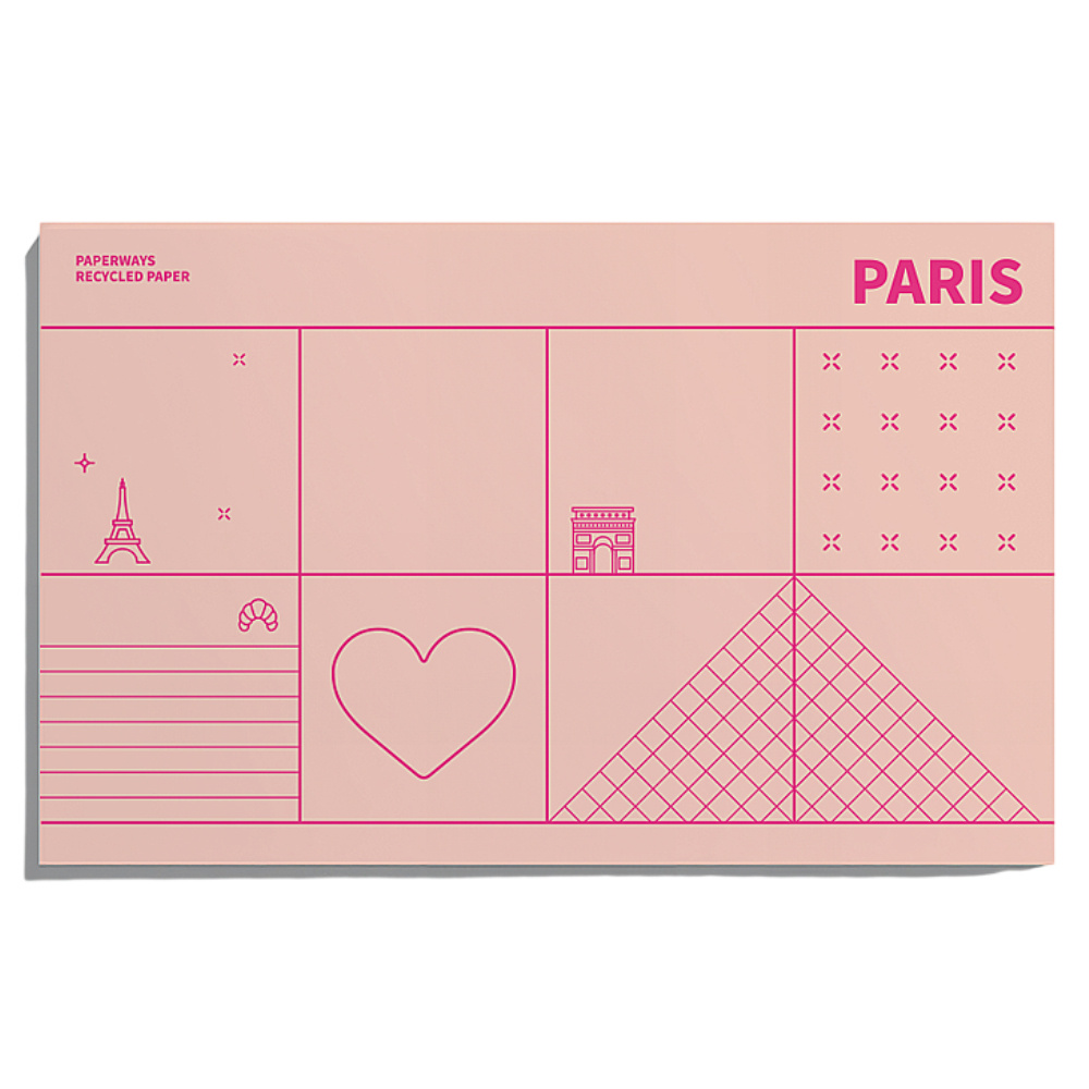 PAPERWAYS - Şehir Masaüstü Altlık - Paris