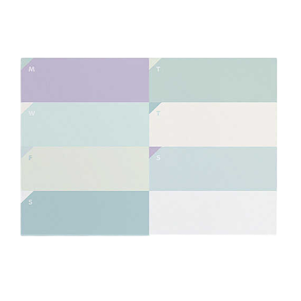PAPERWAYS - Palet Masaüstü - Water Lilies (Monet) Mini Haftalık Planlayıcı