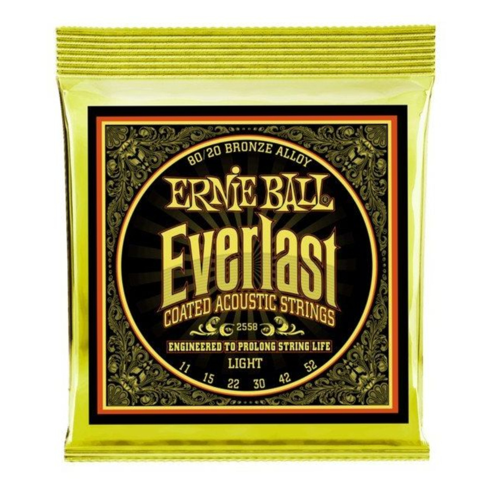 Ernie Ball P02558 11-52 Coated Akustik Gitar Teli