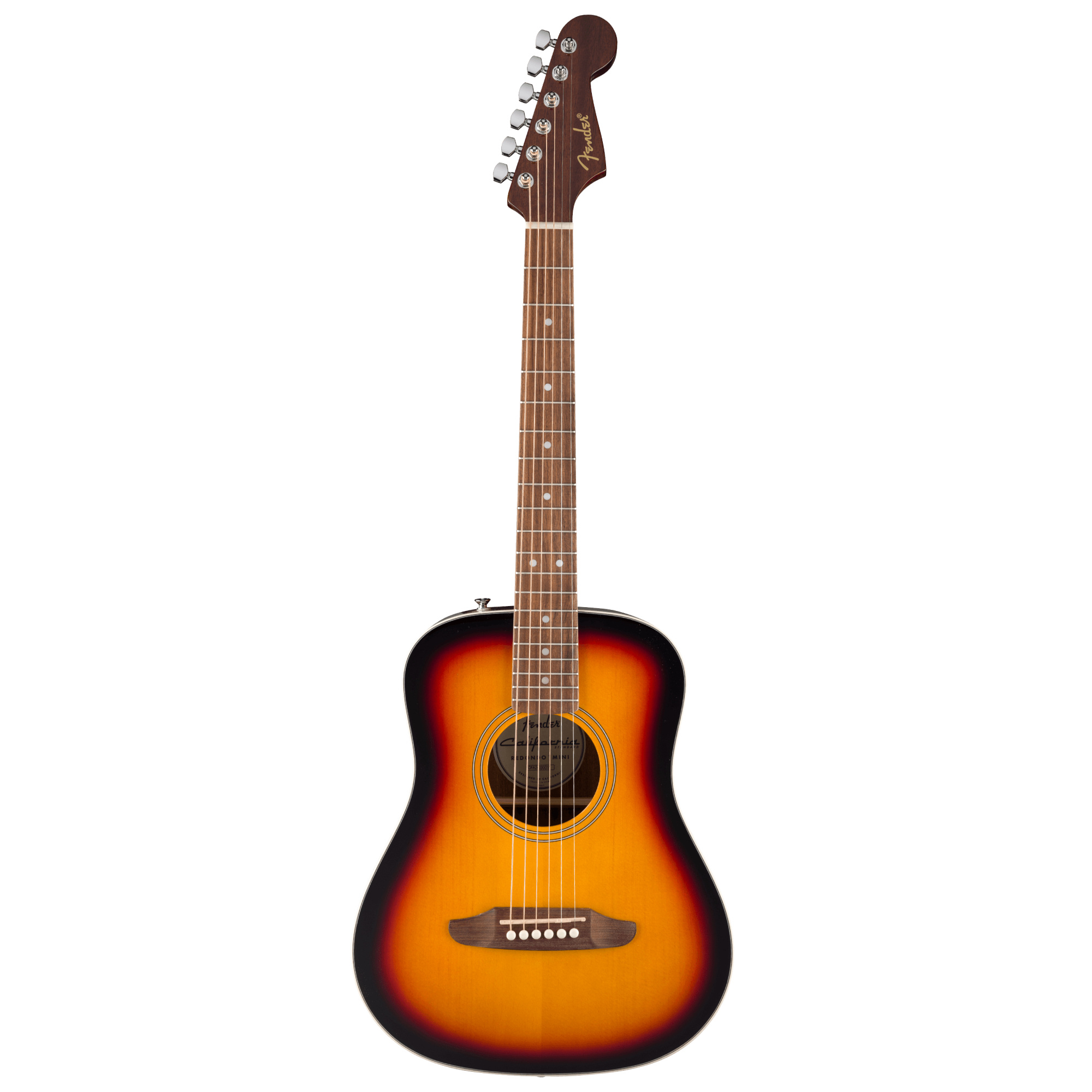 Fender California Standard Redondo Mini 3 Ton Sunburst w/Bag Akustik Gitar