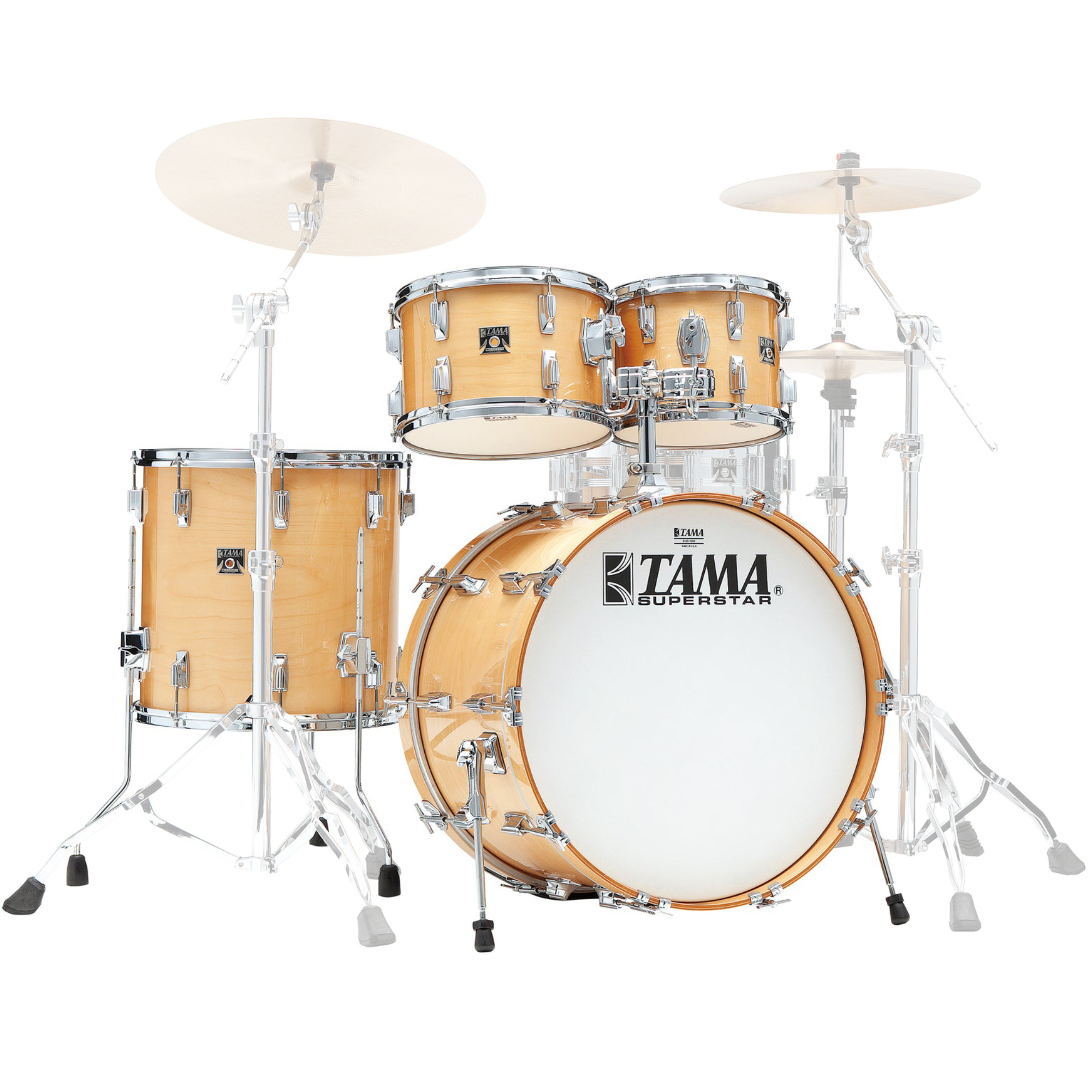 TAMA SU42RS-SPM Superstar 50. Yıl Limited Reissue Super Maple 4 Parça (22B/10T/12T/16F) Akustik Davul Seti