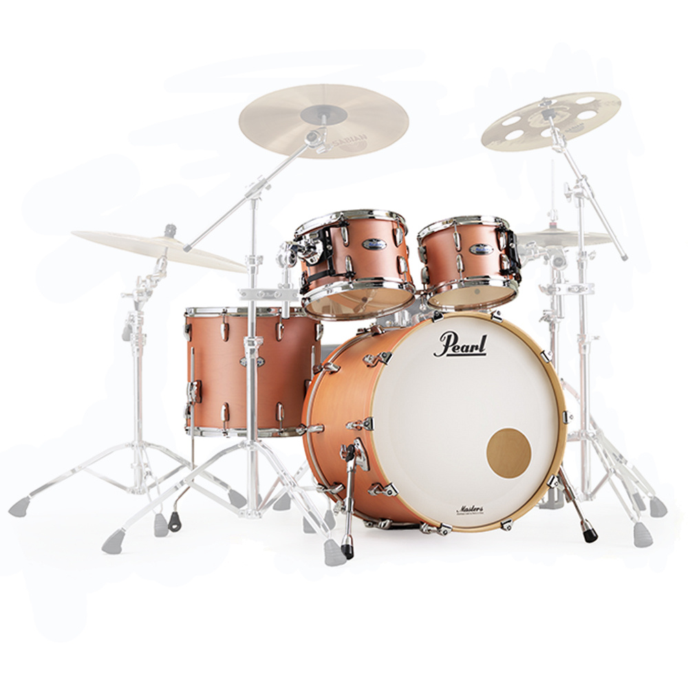PEARL MCT924XEFP/C838 Masters Maple Complete 4 Parça (22B/10T/12T/14F) Akustik Davul Seti