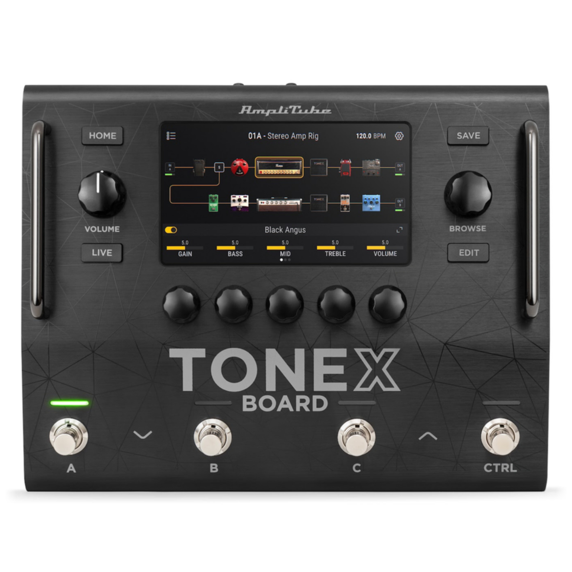 IK Multimedia XG-PEDAL-TNXBRD-IN ToneX Board Amfi Modelleme ve FX Prosesörü (Ön Sipariş)