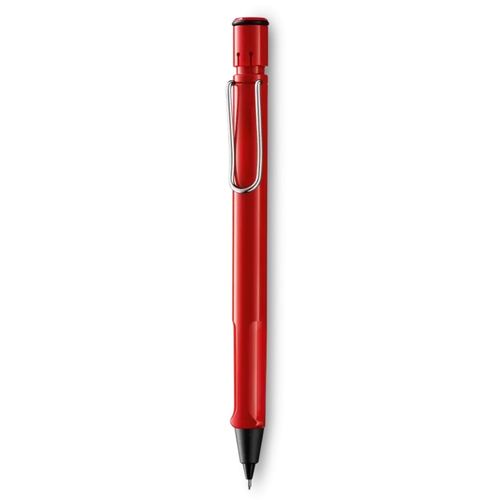 LAMY Safari Versatil Kalem Metal Siyah Klips 0.5 Kırmızı