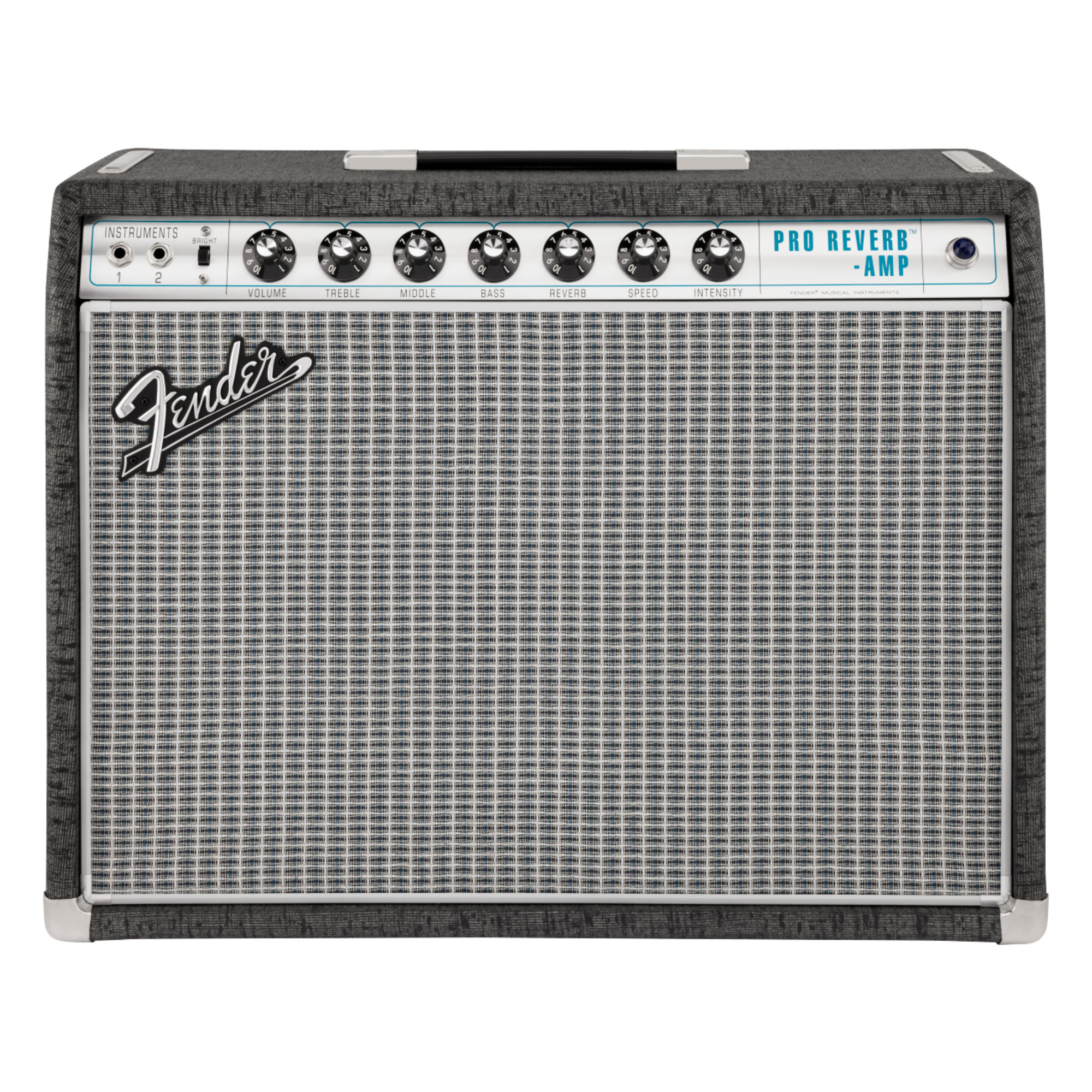 Fender Limited Edition 68 Custom Pro Reverb Celestion G12 Redback Pewter Elektro Gitar Amfisi