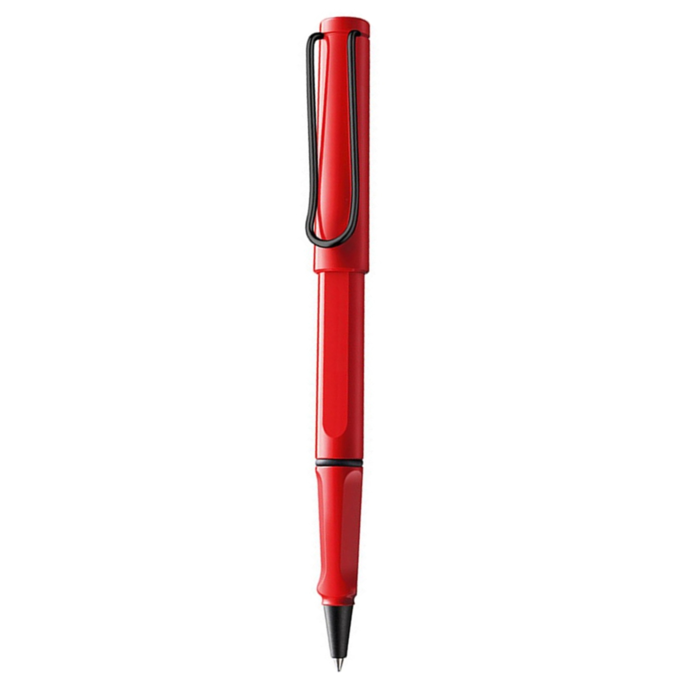 LAMY Safari Roller Kalem Metal Siyah Klips Kırmızı