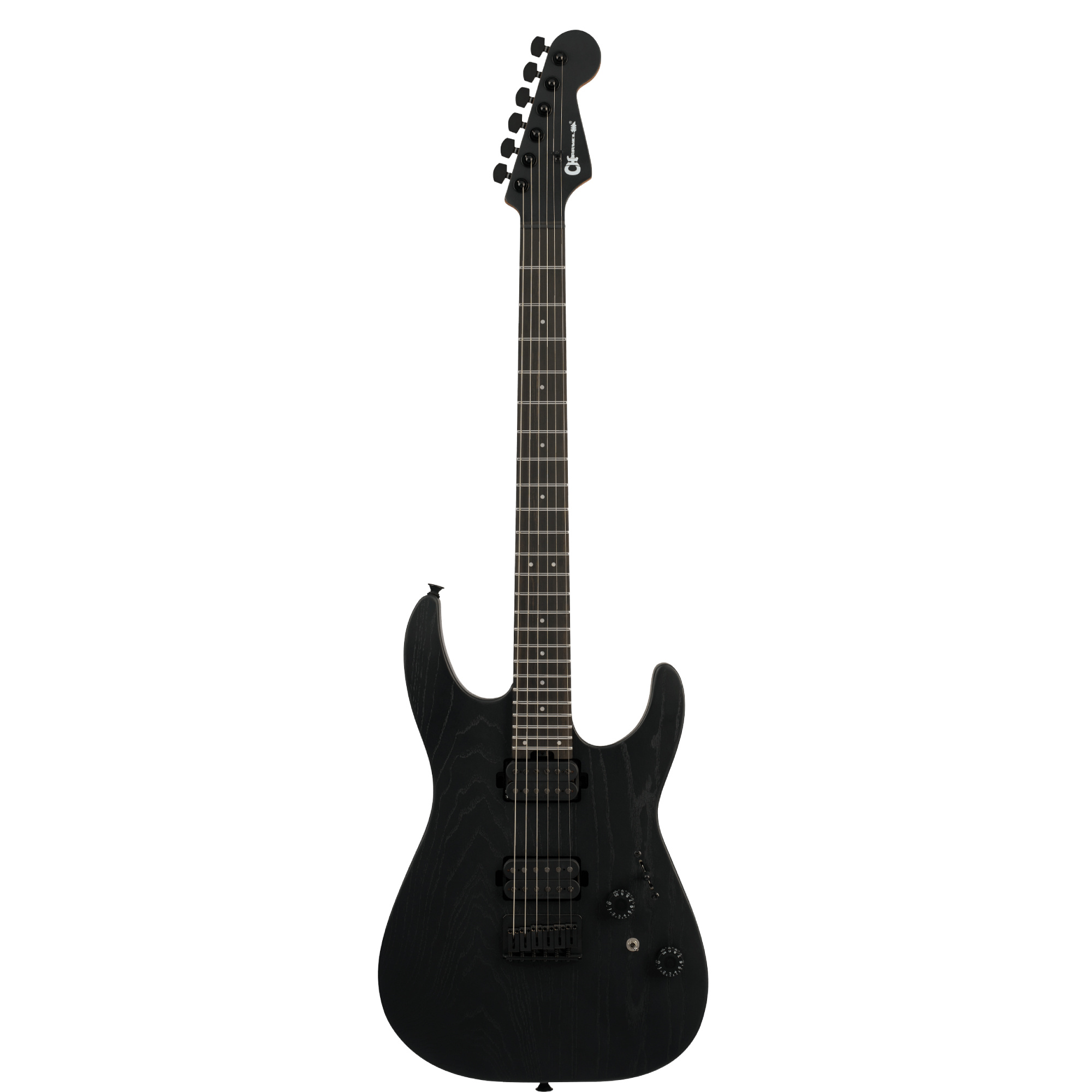 Charvel Pro-Mod Plus Dinky DK24 HH HT Black Ash Elektro Gitar (Gigbag Dahil)
