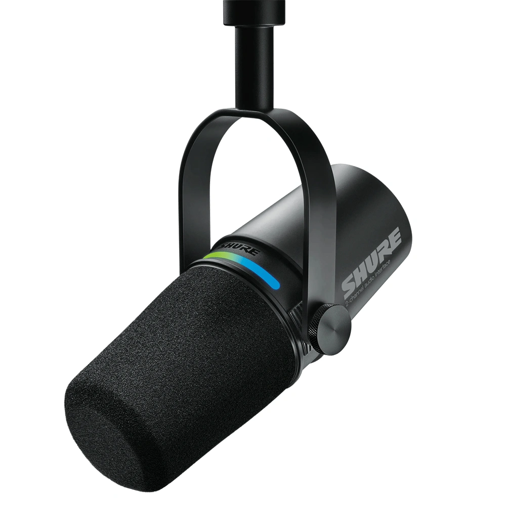 SHURE  MV7i Akıllı USB Mikrofon ve Ses Kartı