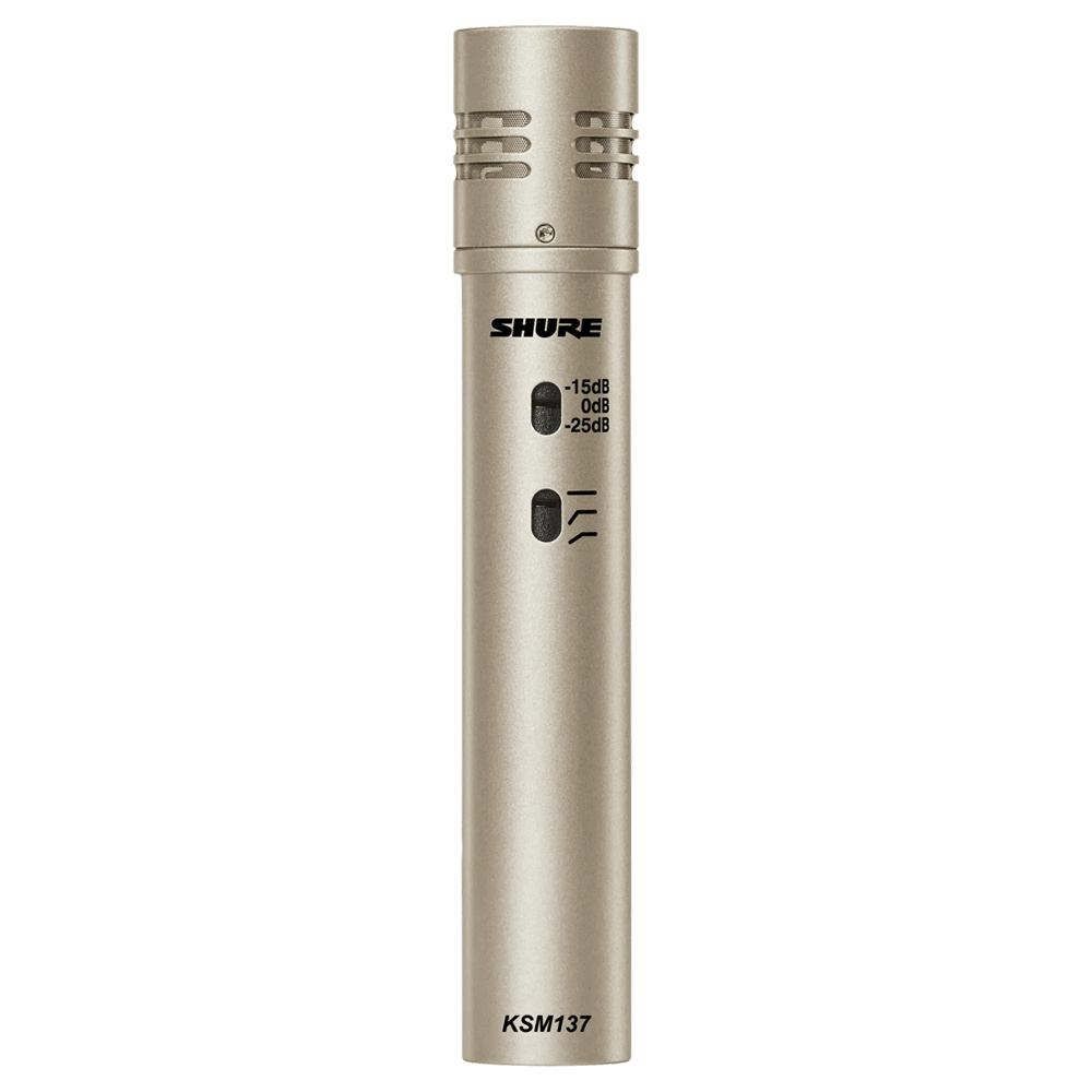 SHURE KSM137/SL Kalem Kondansatör Mikrofon, Gümüş