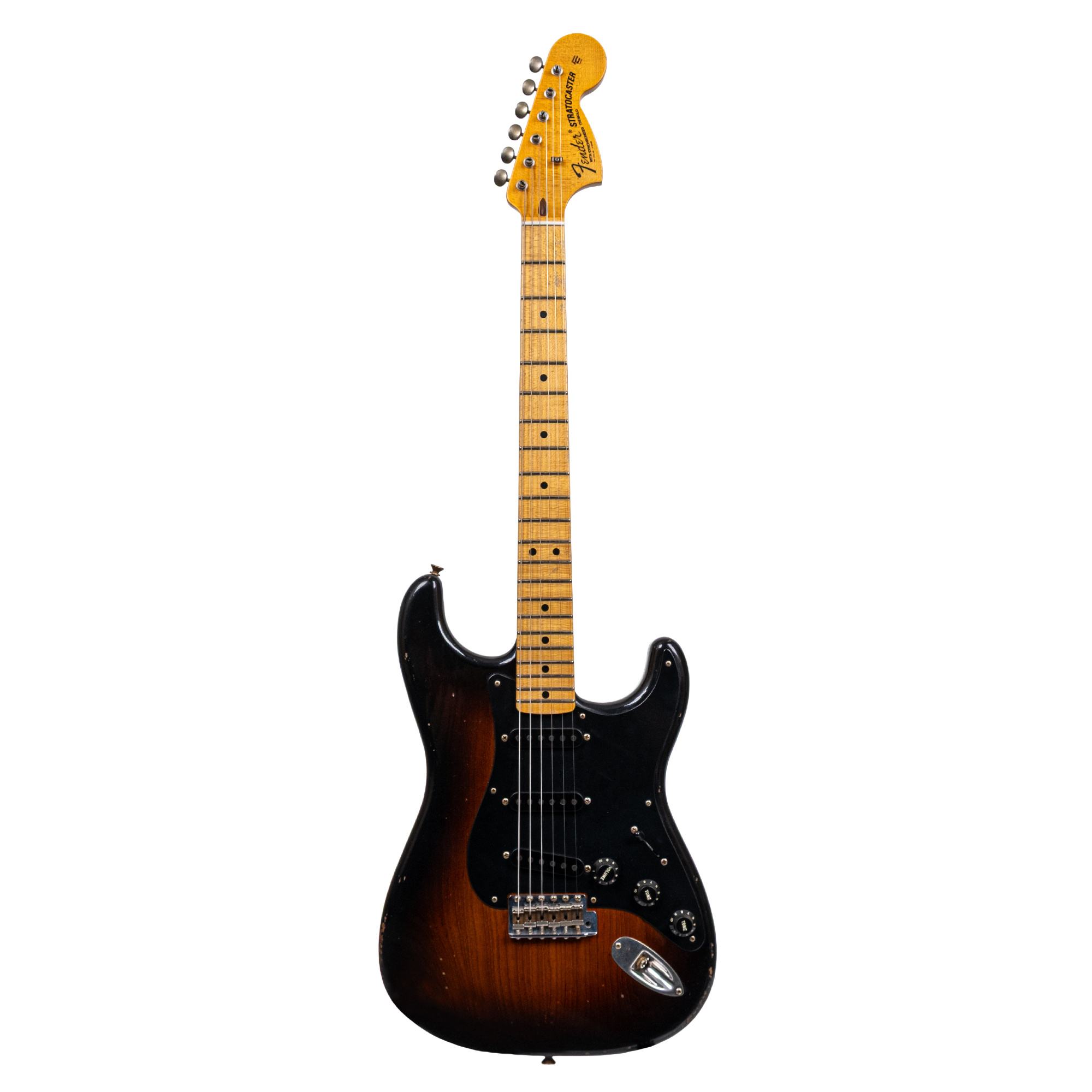 Fender Custom Shop Masterbuilt Andy Hicks 1969 Stratocaster Journeyman Relic Faded 2 Renk Sunburst Elektro Gitar