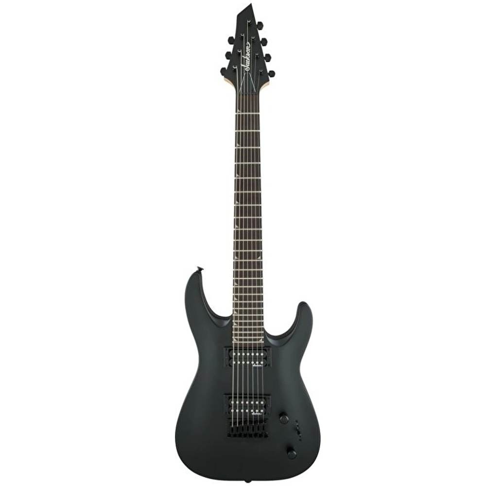JACKSON JS Dinky JS22-7 DKA HT Satin Black 7 Telli Elektro Gitar