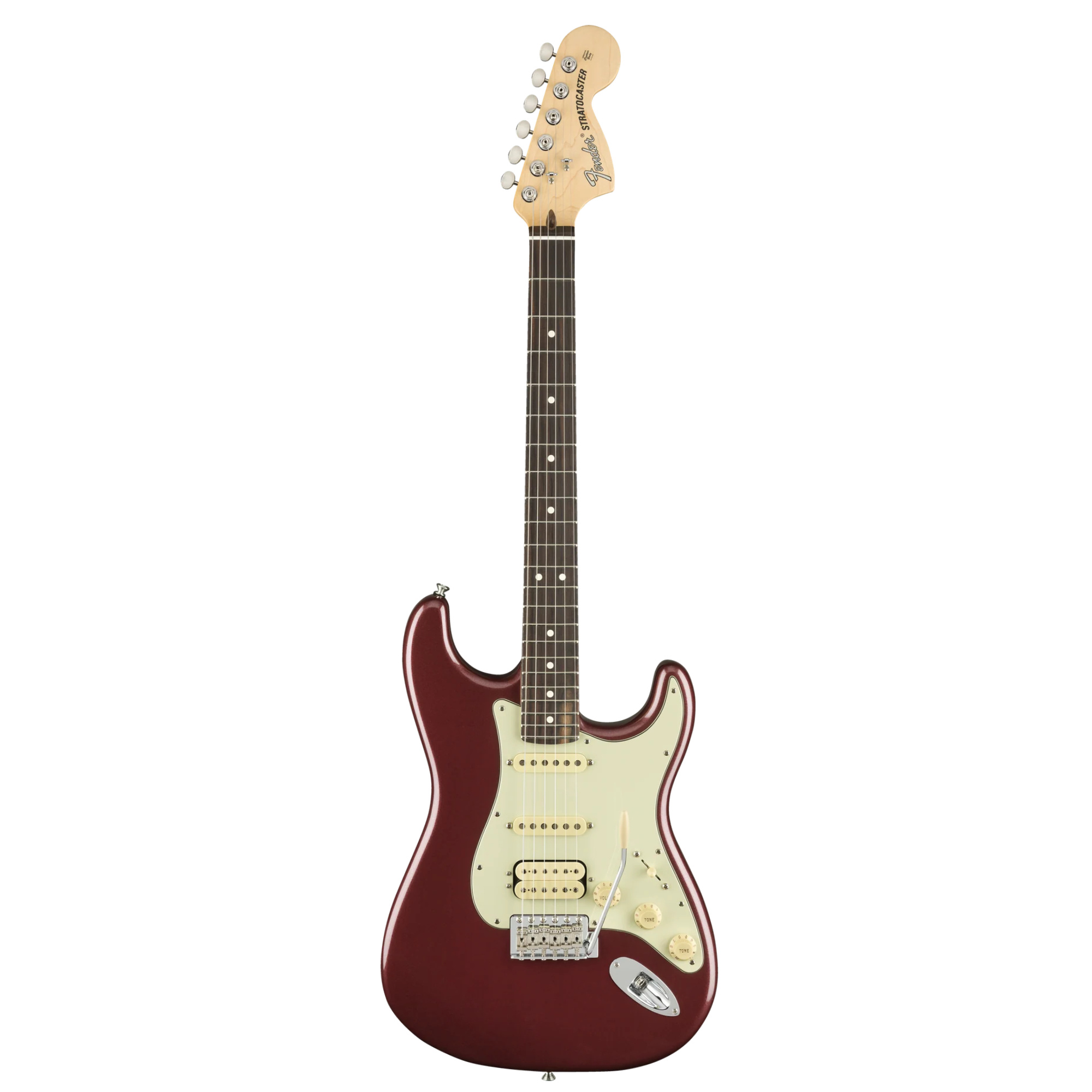 Fender American Performer Stratocaster Aubergine Elektro Gitar