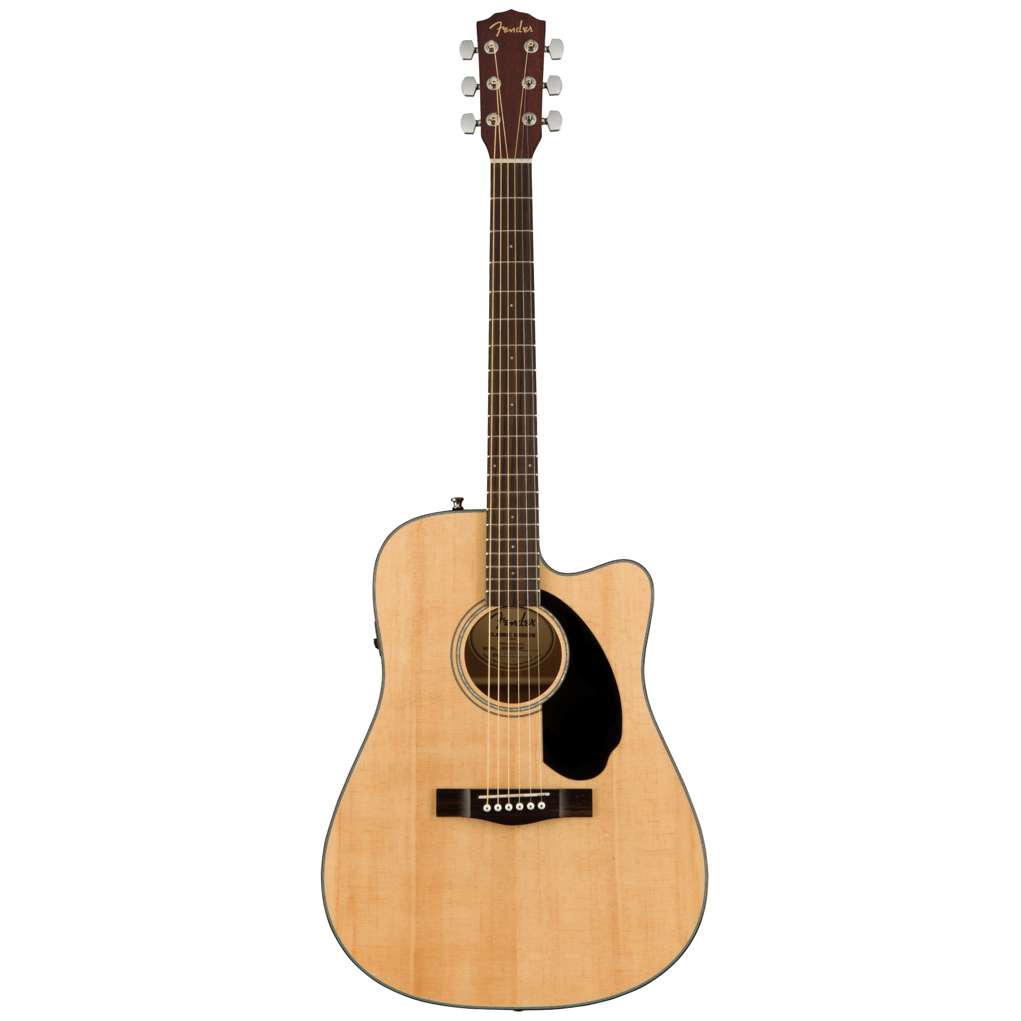 Fender CD-60SCE Dreadnought Natural Elektro Akustik Gitar