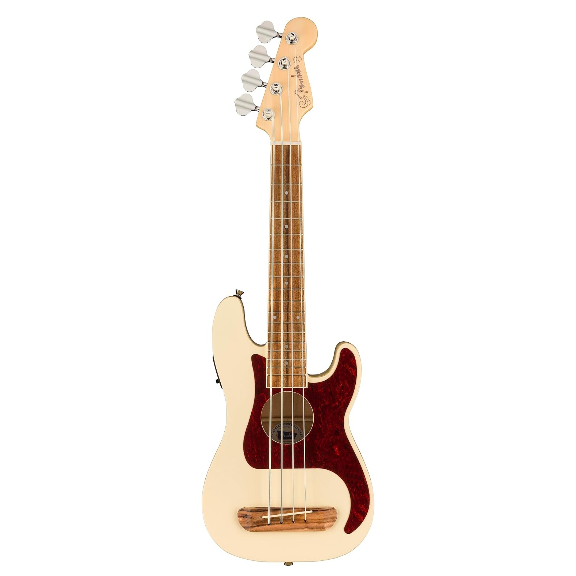 Fender Fullerton Precision Bass Uke TSPG Olympic White Elektro Bas Ukulele