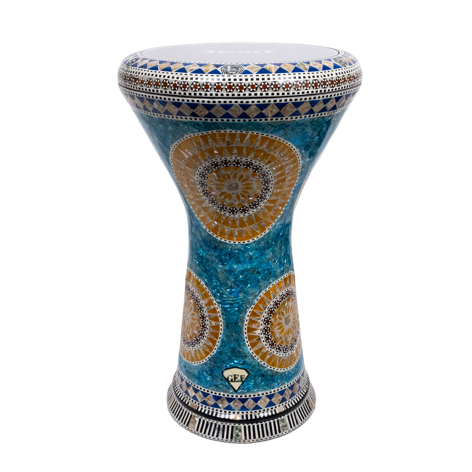 GEF ELFAN M22-6219 Gerçek Sedef Darbuka 22 cm