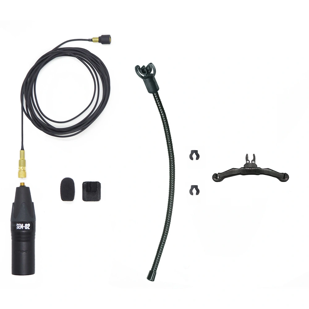 Seruni Audio SEM02BBC SEM-02 Çello, Bas, Kontrabas, Upright Bas Minyatür Mikrofon Seti