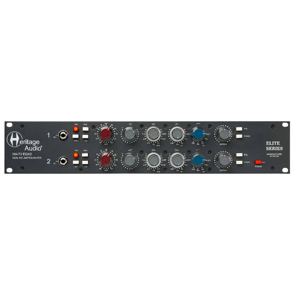 HERITAGE AUDIO HA73EQX2 Elite ´73 Dual Mikrofon Preamfisi / DI / EQ