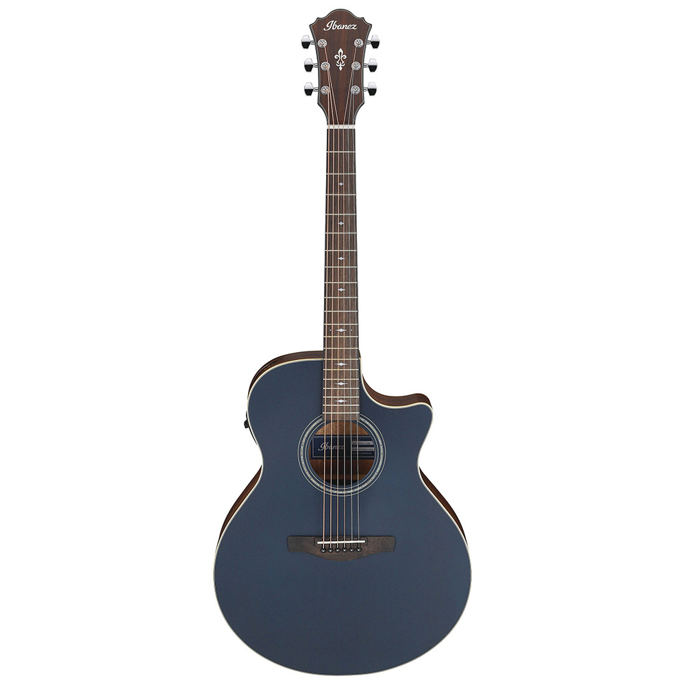IBANEZ AE100-DBF Dark Tide Blue Flat Elektro Akustik Gitar