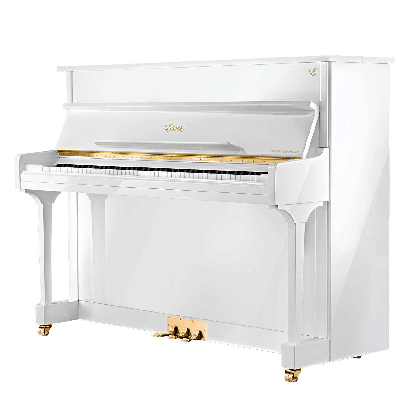 BOSTON UP-118E WH/P Beyaz Duvar Piyanosu