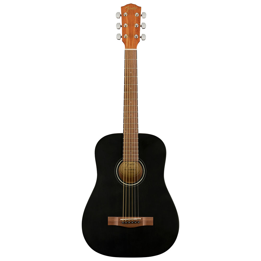 Fender FA-15 3/4 Dread Ceviz Klavye Black w/Bag Akustik Gitar