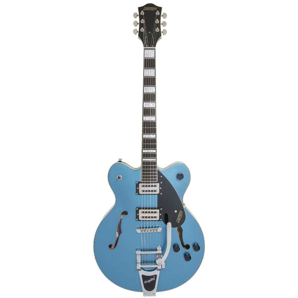 Gretsch G2622T Streamliner Center Block with Bigsby Laurel Klavye BroadTron BT-2S Pickups Riviera Blue Elektro Gitar