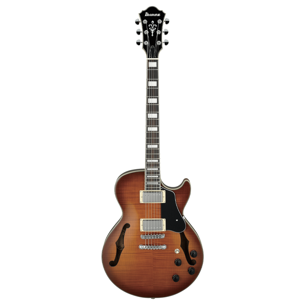 Ibanez AGS73FM-VLS Artcore Serisi Hollow Body Violin Sunburst Rosewood Klavye Elektro Gitar