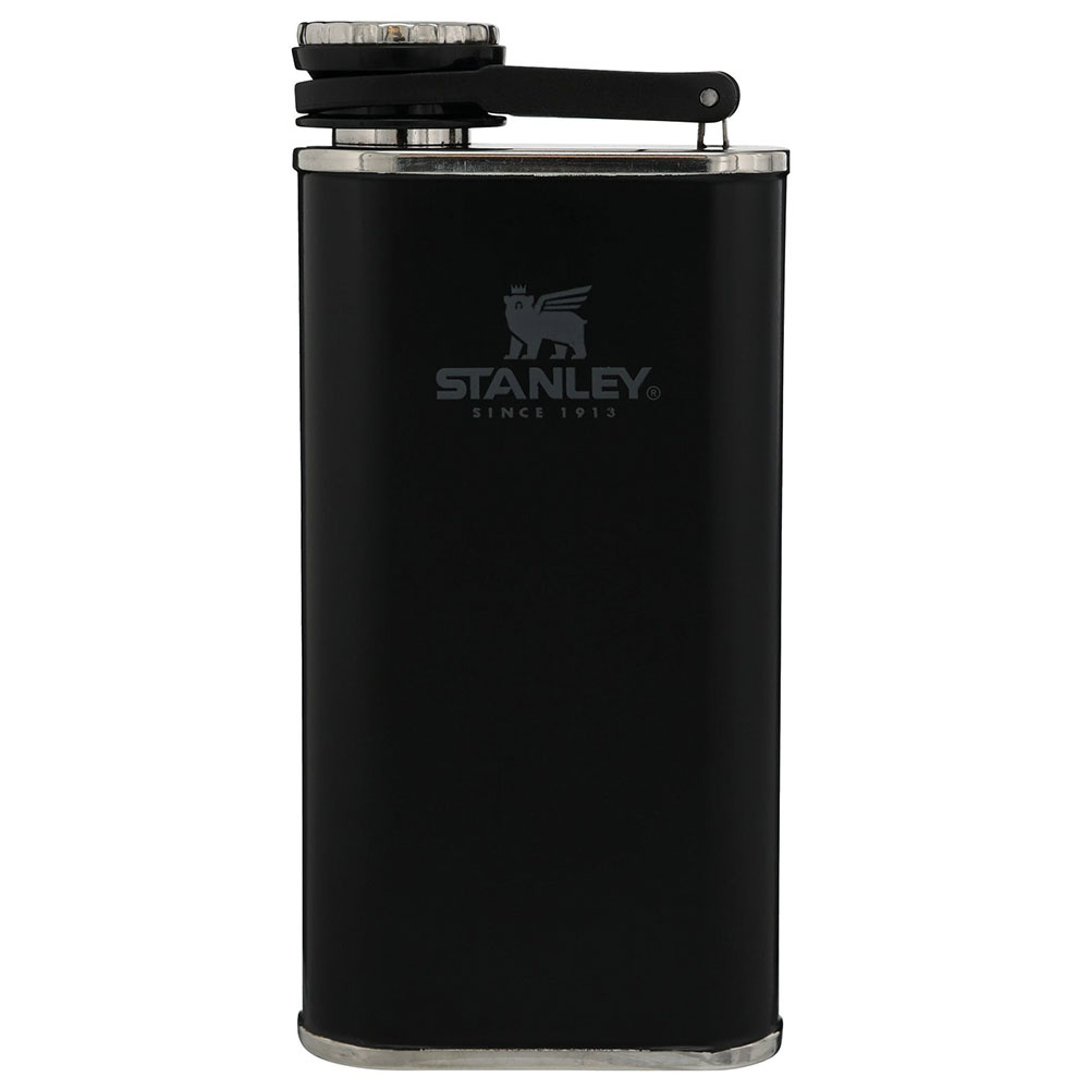 STANLEY 0.23L Classic Easy Fill Wide Mouth Flask - Matte Black Matara