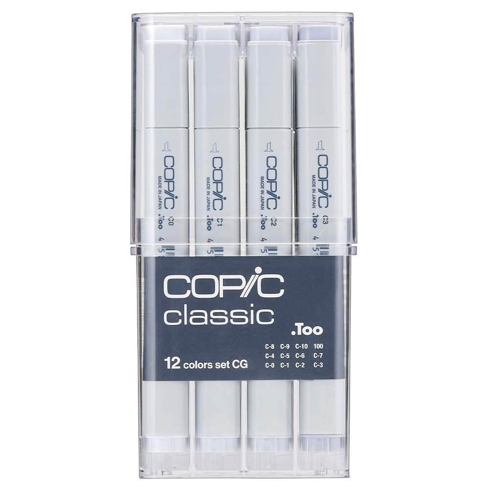 COPIC 12'li Set Cool Grey Tones