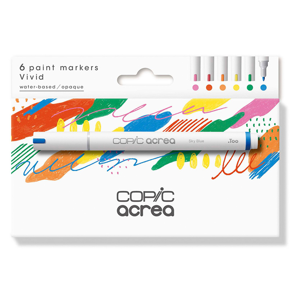 COPIC Acrea 6lı Set - Vivid