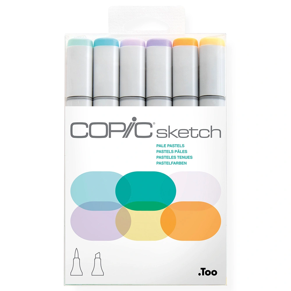 COPIC Sketch 6'lı Set Pale Pastels