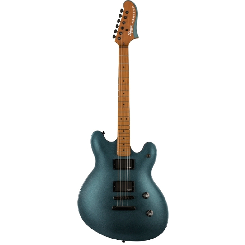 Squier Contemporary Active Starcaster Akçaağaç Klavye Gunmetal Metallic Elektro Gitar
