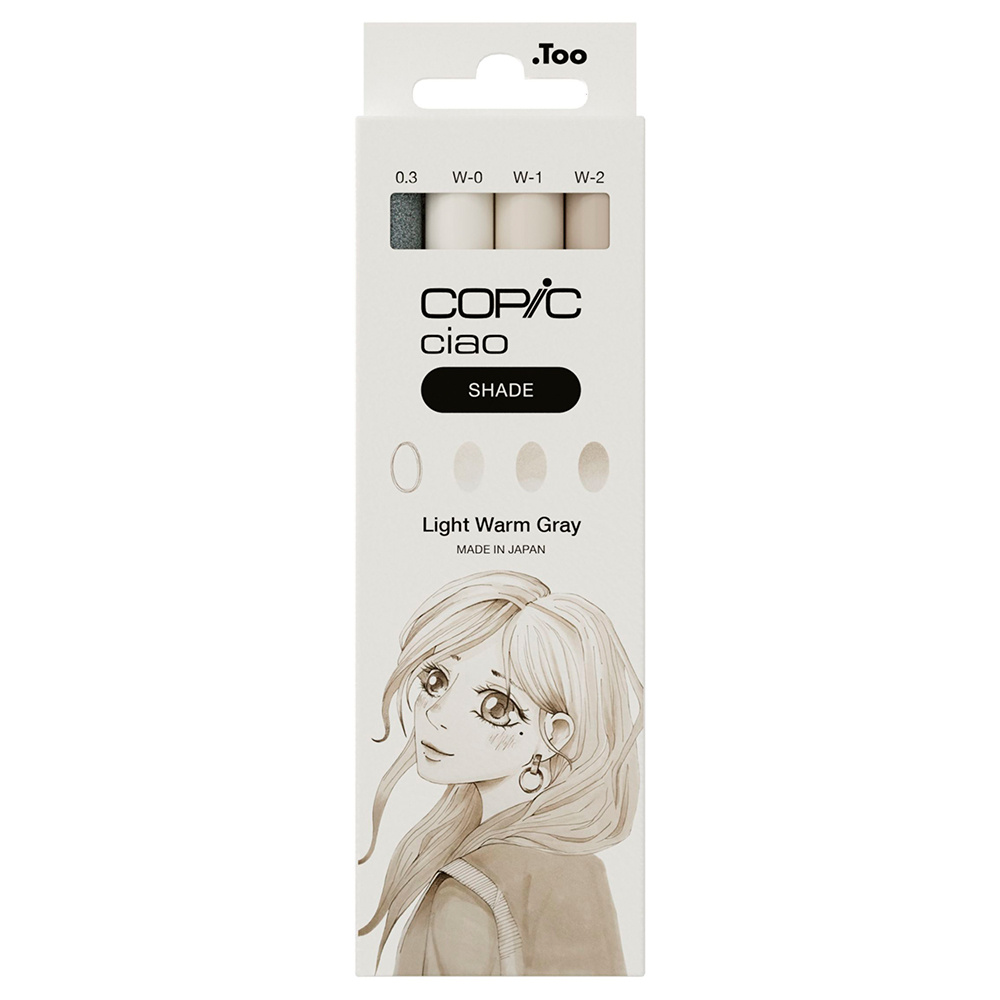 COPIC Ciao 4lü Shade Set - Light Warm Grey