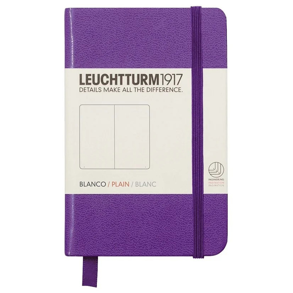 LEUCHTTURM Not Defteri Cep Boy (A6)  Mor
