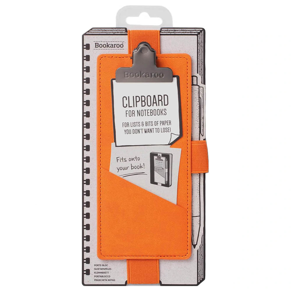 IF Bookaroo Klipsli Defter Kılıfı - Turuncu