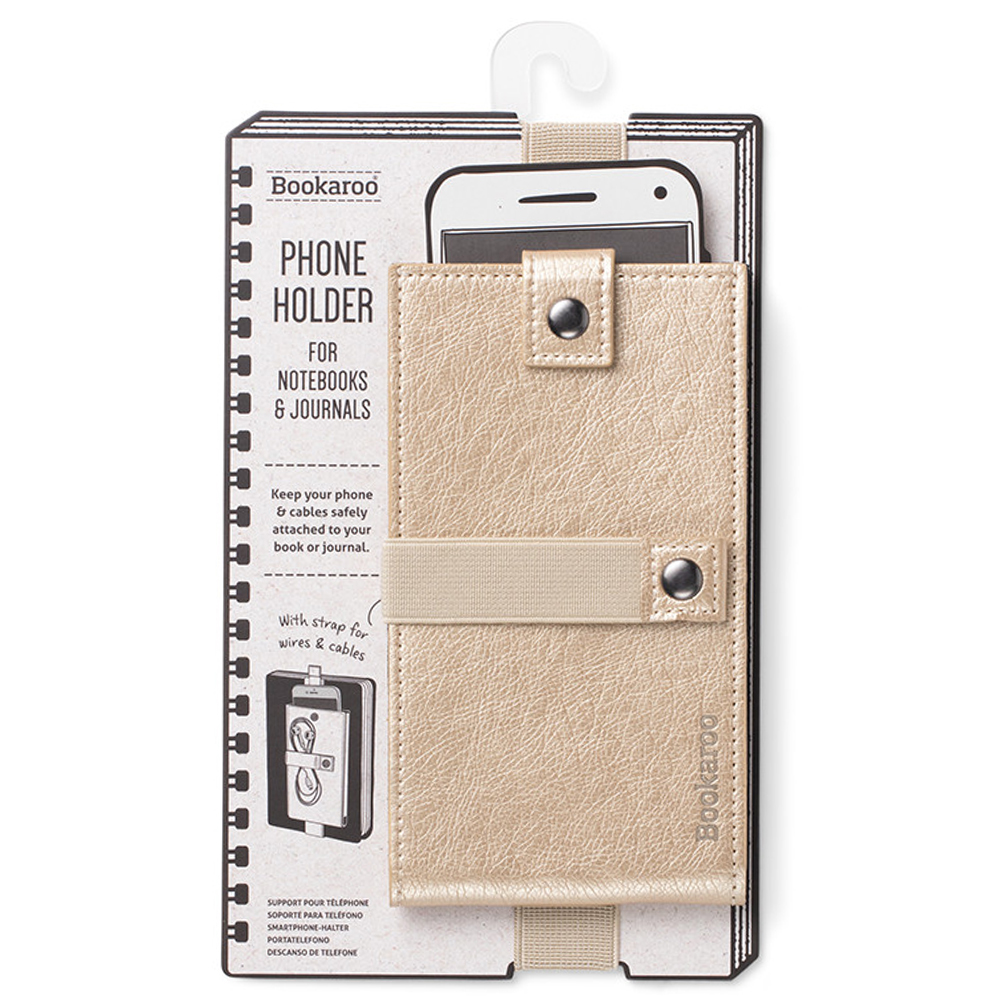 IF Bookaroo Defter Üstü Telefon Kılıfı - Altın Rengi