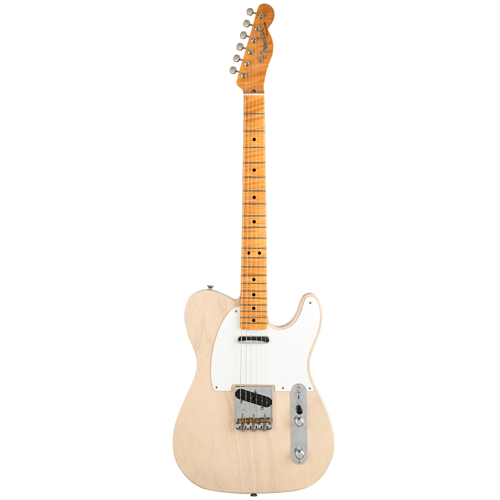 Fender Custom Shop Masterbuilt 1958 Telecaster Closet Classic Akçaağaç Klavye Dirty White Blonde Elektro Gitar